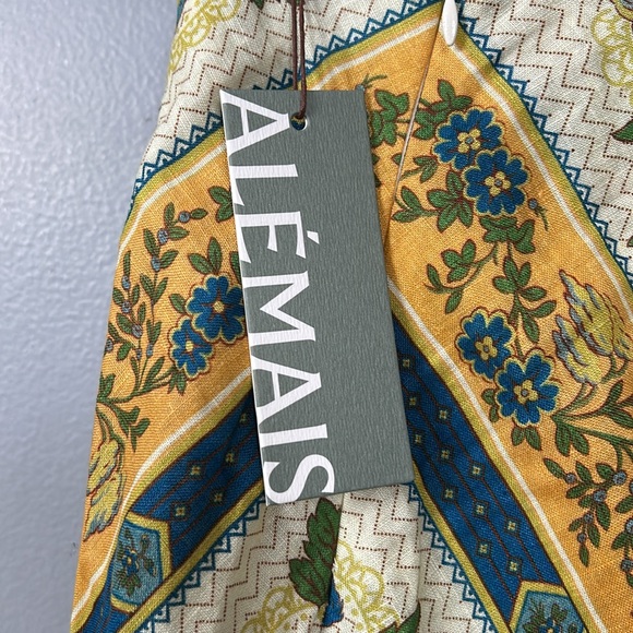 Alemais Maxi Linen Skirt Quinn size US 2 - Picture 10 of 14